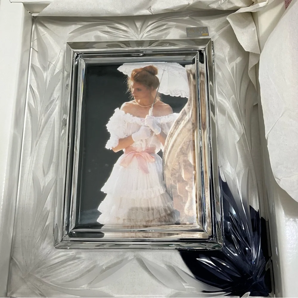 Miskasa Crystal Photo Frame New In Box